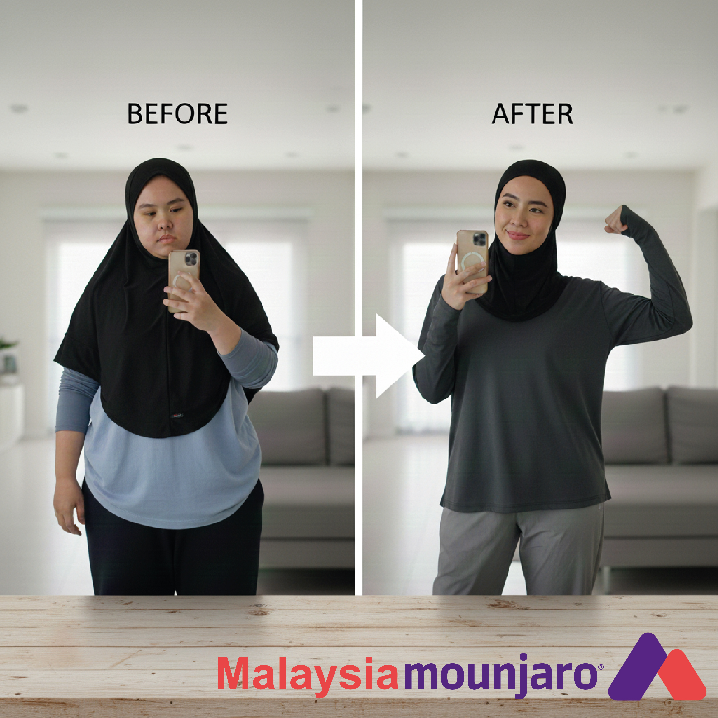 Mounjaro Weight Loss Transformation 1